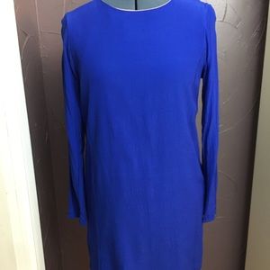 Blue sheath dress